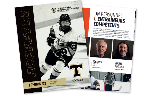 Image de la brochure de hockey